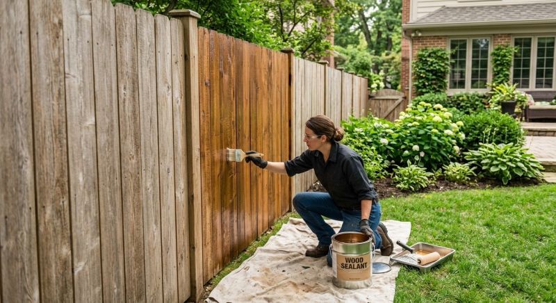 Cedar Fence Sealing in Renton, WA