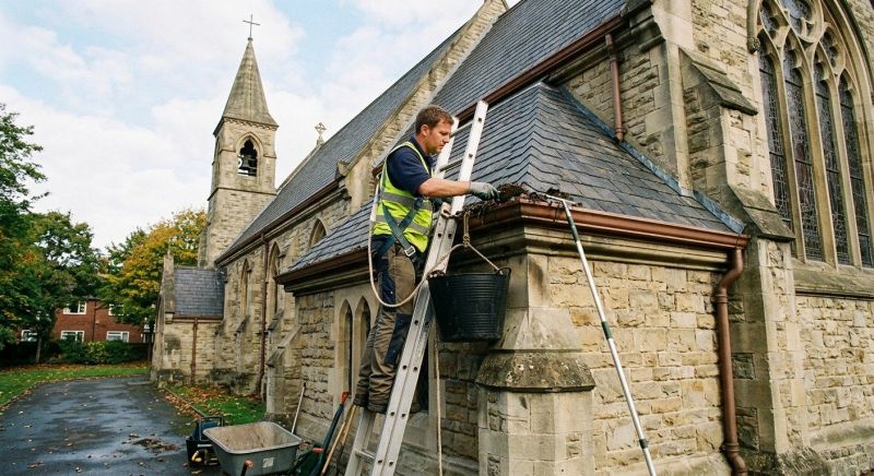 Church Gutter Cleaning in Sacramento, CA