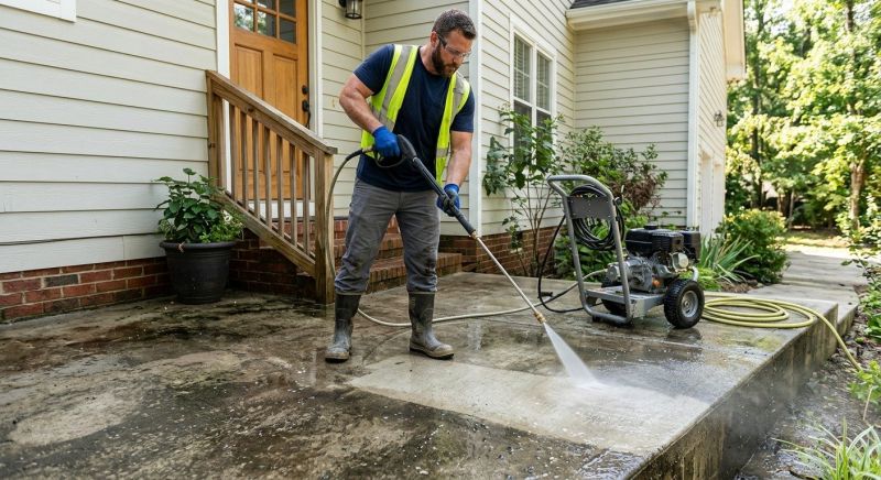 Porch Power Washing Service