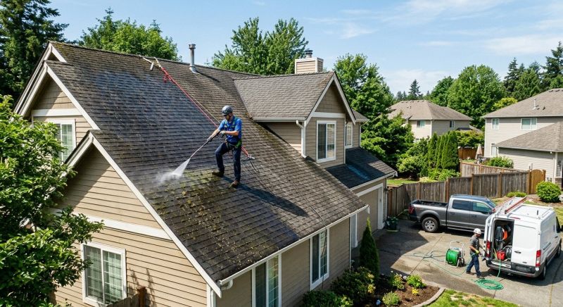 Roof Mildew Cleaning in Vancouver, WA