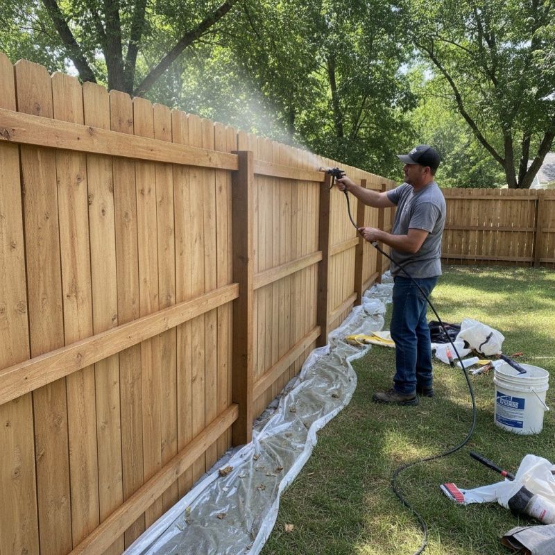 Cedar Fence Sealing in Gig Harbor, WA