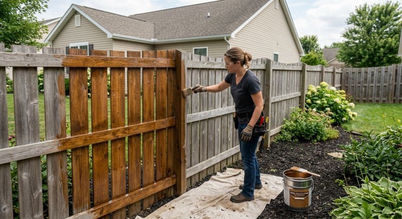 Cedar Fence Sealing in Renton, WA