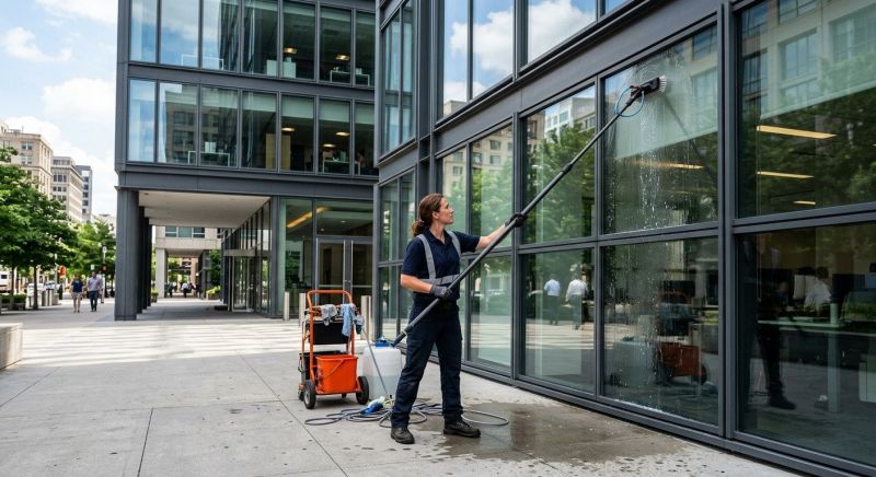 Commercial Window Washing in Denver County, CO