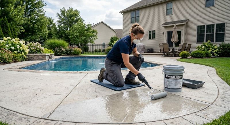 Concrete Deck Sealing in Kansas City, KS