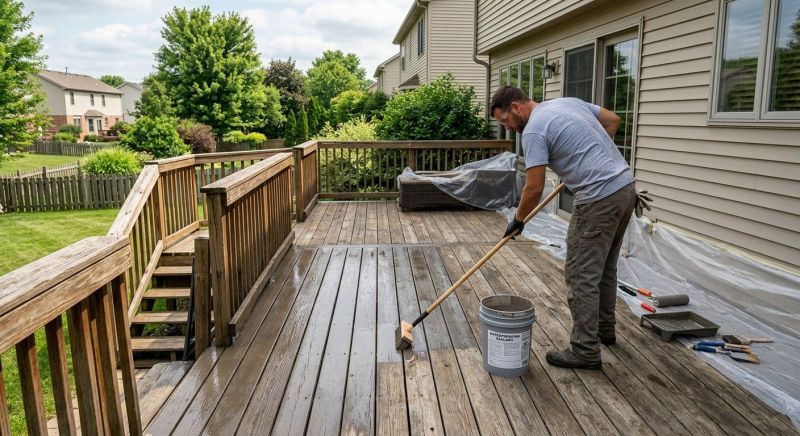 Concrete Deck Sealing in Puyallup, WA