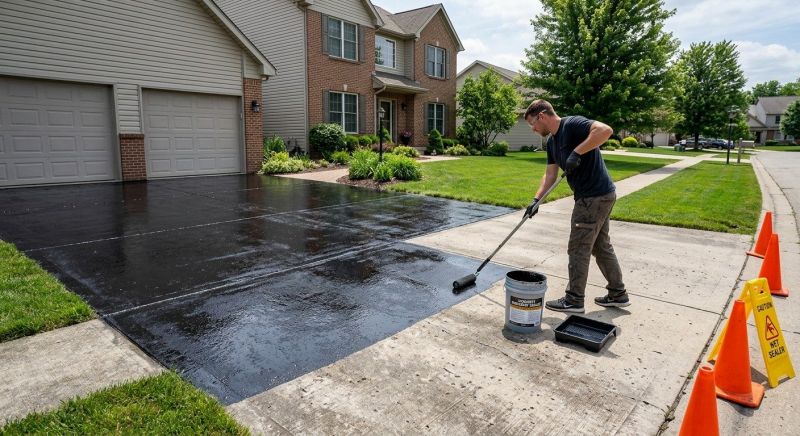 Concrete Driveway Sealing in Seattle, WA