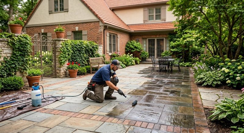 Courtyard Sealing in Redmond, WA