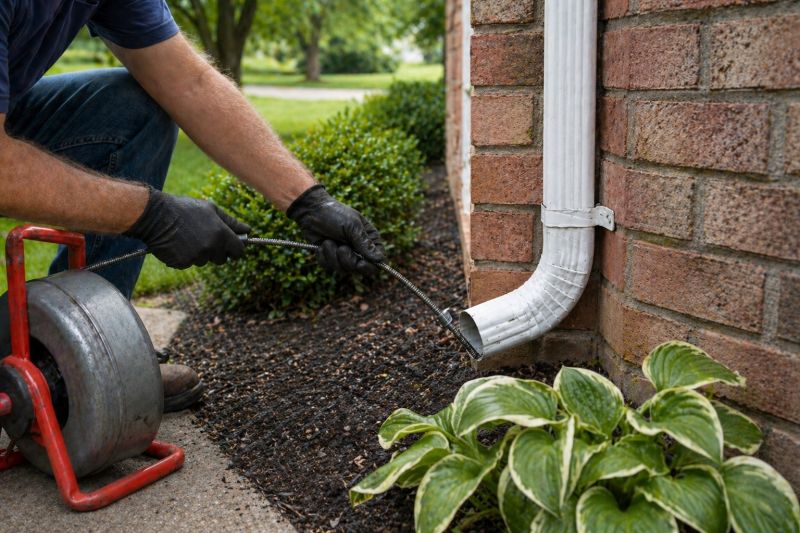 Downspout Blockage Removal in Morris County, NJ