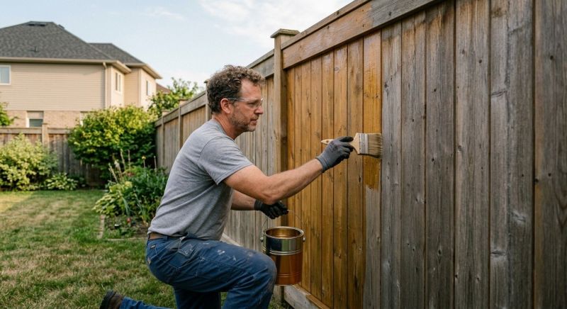 Fence Sealing in Renton, WA