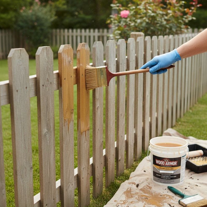 Fence Sealing in Kansas City, KS