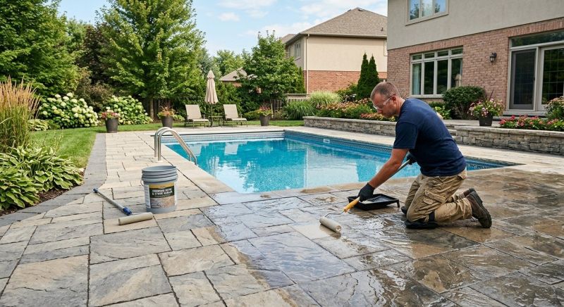 Flagstone Sealing in Renton, WA