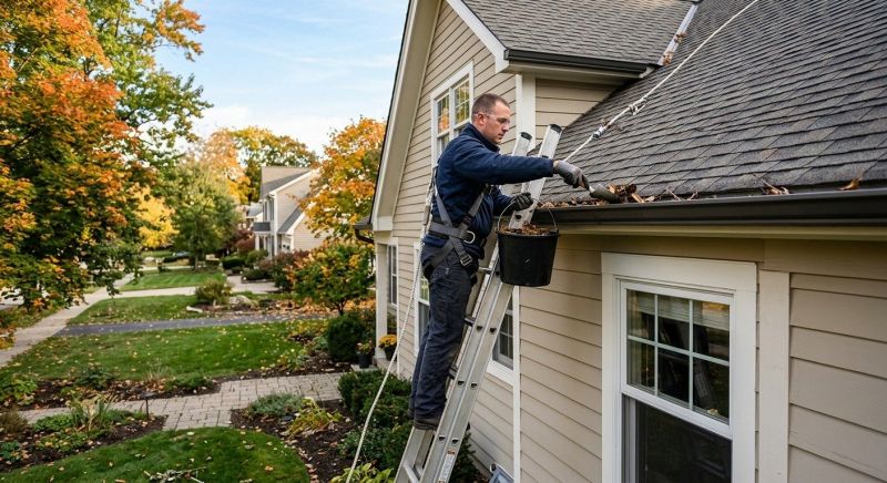 Gutter Cleaning in Fredericksburg, VA