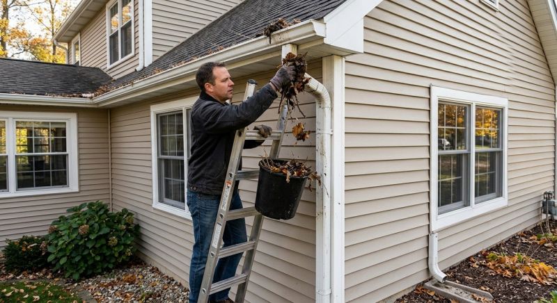 Gutter Downspout Unclogging in Long Island, NY