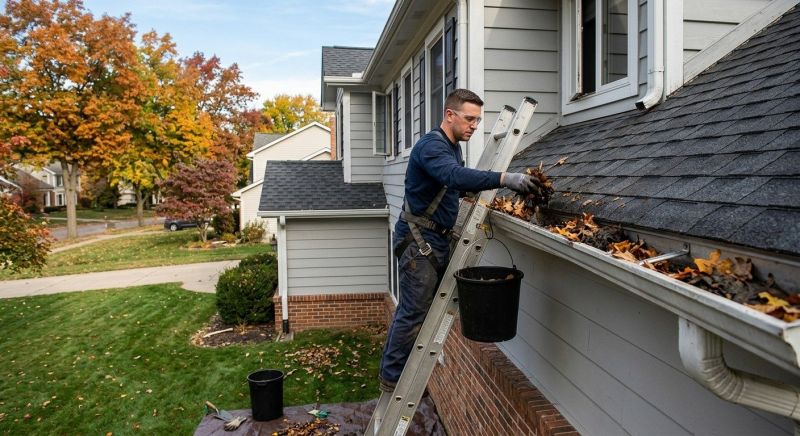 Gutter Leaves Removal in Bergen County, NJ