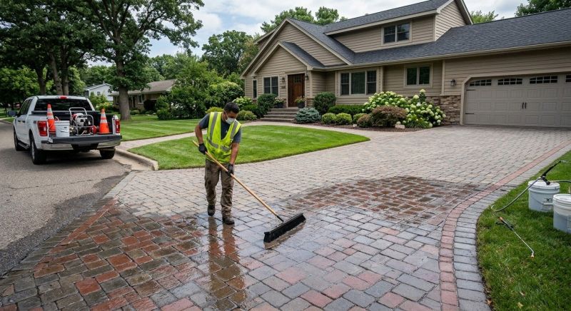 Paver Driveway Sealing in Alpharetta, GA