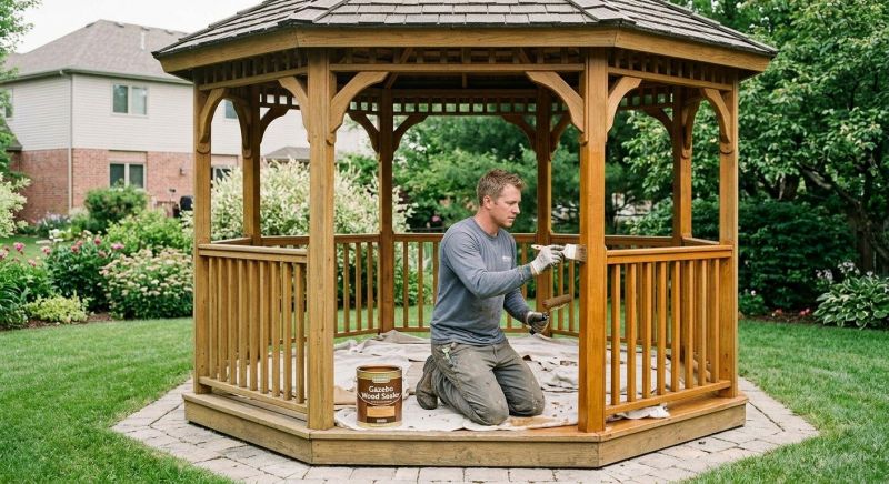 Pergola Sealing in Kansas City, KS