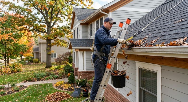 Rain Gutter Clearing in Frederick, MD