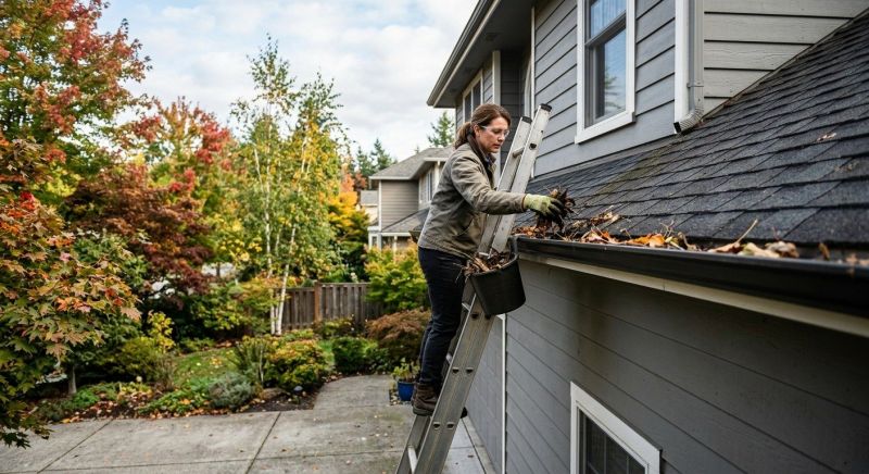 Rain Gutter Clearing in Richmond, VA