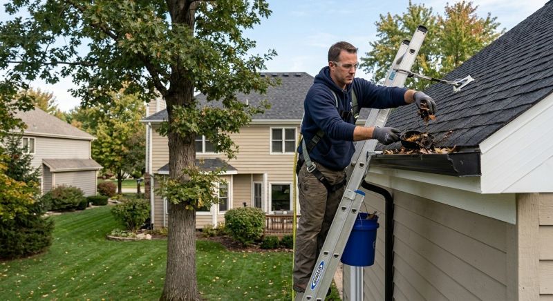 Roof Gutter Cleaning in Fredericksburg, VA